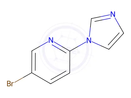 Chemical structure of 5-Bromo-2-(1H-imidazol-1-yl)pyridine