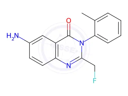 Chemical structure of Afloqualone