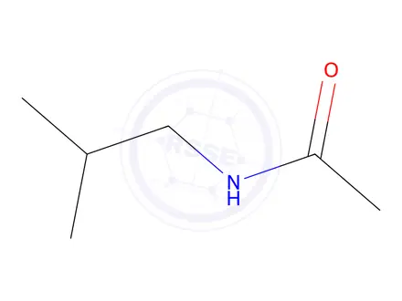 Chemical structure of N-Acetyl-2-methyl-1-propaneamine
