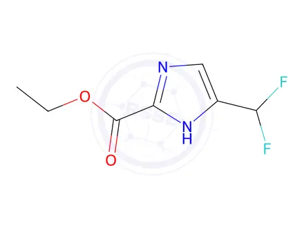 Chemical structure of Ethyl 5-(difluoromethyl)-1H-imidazole-2-carboxylate