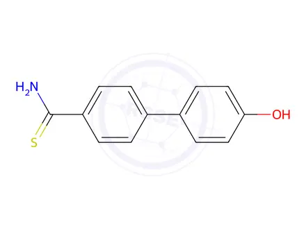 Chemical structure of 4'-Hydroxy-[1,1'-biphenyl]-4-carbothioamide