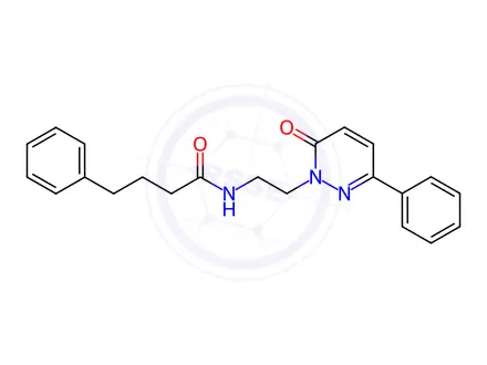 Chemical structure of N-(2-(6-Oxo-3-phenylpyridazin-1(6H)-yl)ethyl)-4-phenylbutanamide