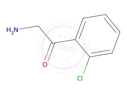 Chemical structure of 2-Amino-2'-chloroacetophenone Hydrochloride