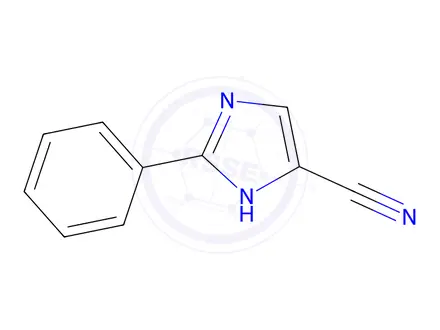 Chemical structure of 2-Phenylimidazole-4-carbonitrile