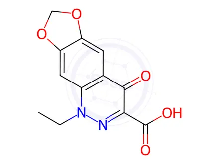 Chemical structure of Cinoxacin in methanol