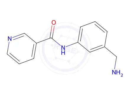 Chemical structure of N-[3-(Aminomethyl)phenyl]pyridine-3-carboxamide