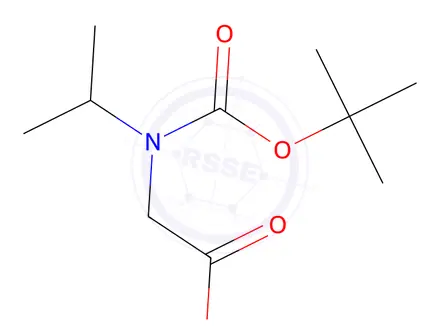 Chemical structure of N-Boc-N-isopropylaminoacetic Acid