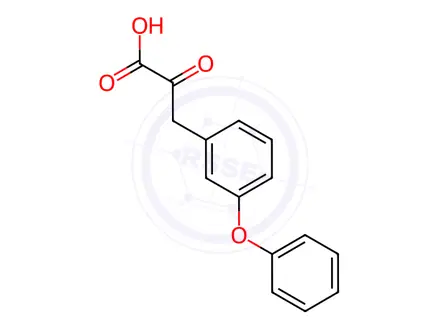 Chemical structure of 2-Oxo-3-(3-phenoxyphenyl)propanoic acid