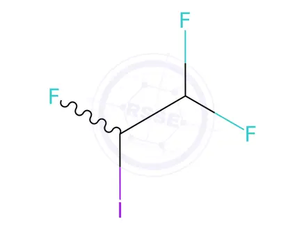 Chemical structure of Ethane, 1,1,2-trifluoro-2-iodo-