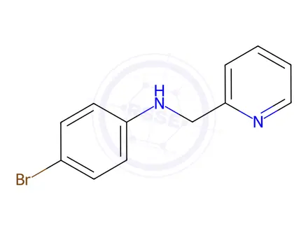 Chemical structure of 4-Bromo-N-(pyridin-2-ylmethyl)aniline