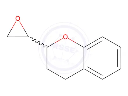 Chemical structure of Nebivolol Des-Fluoro Impurity