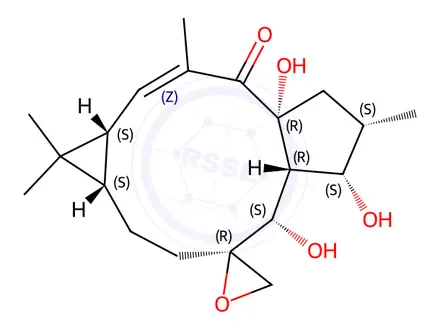 Chemical structure of Epoxylathyrol