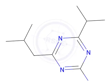 Chemical structure of 4-Isobutyl-6-isopropyl-1,3,5-triazin-2-amine