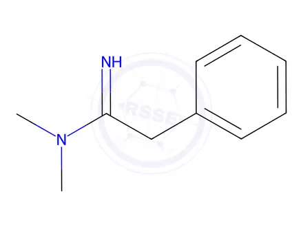 Chemical structure of N,N-dimethyl-2-phenylacetimidamide