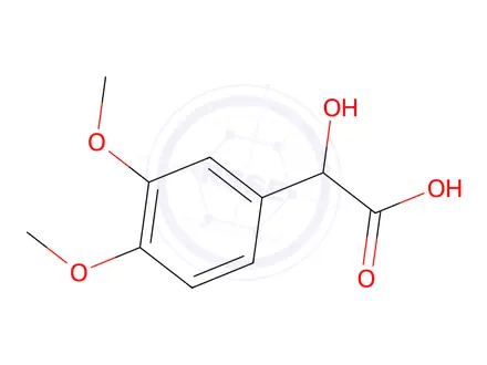 Chemical structure of 2-(3,4-Dimethoxyphenyl)-2-hydroxyacetic acid