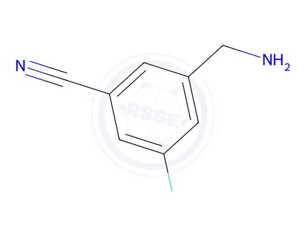 Chemical structure of 3-(Aminomethyl)-5-fluorobenzonitrile