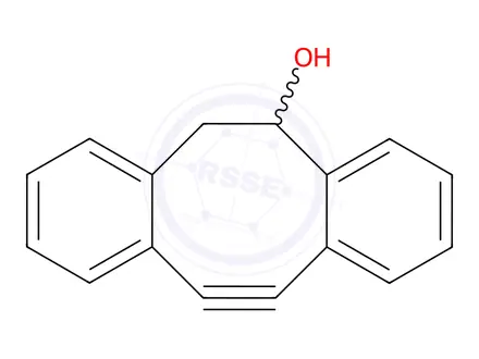 Chemical structure of 11,12-Didehydro-5,6-dihydrodibenzo[a,e]cycloocten-5-ol