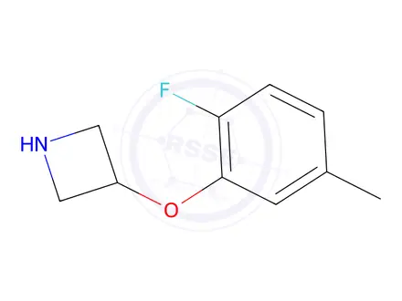 Chemical structure of 3-(2-Fluoro-5-methylphenoxy)azetidine