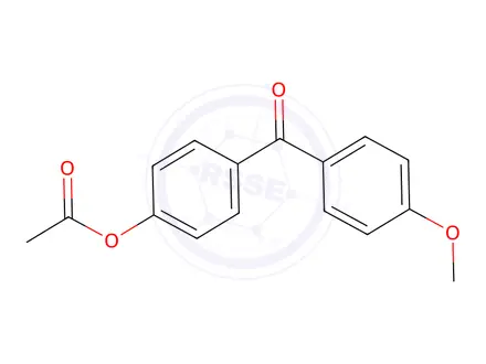 Chemical structure of 4-(4-Methoxybenzoyl)phenyl acetate