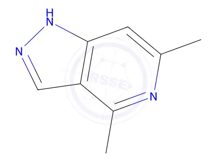 Chemical structure of 1H-Pyrazolo[4,3-c]pyridine,4,6-dimethyl-(9CI)