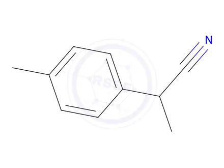 Chemical structure of 2-(4-methylphenyl)propanenitrile