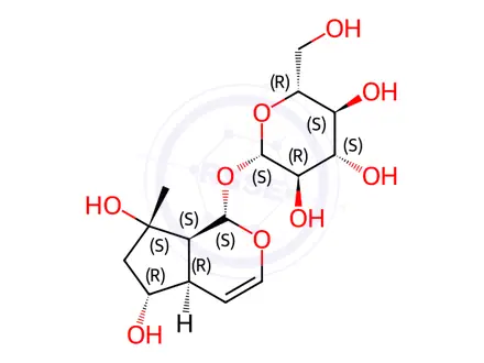 Chemical structure of Ajugol
