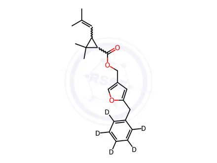 Chemical structure of Resmethrin-d5