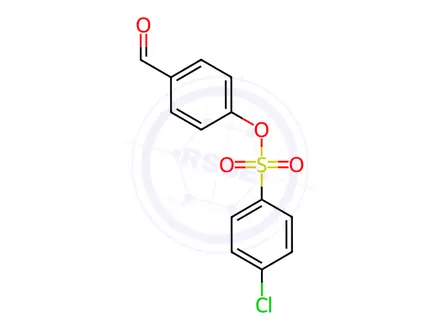 Chemical structure of 4-Formylphenyl 4-chlorobenzenesulfonate