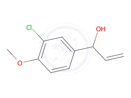 Chemical structure of 1-(3-Chloro-4-methoxyphenyl)prop-2-en-1-ol