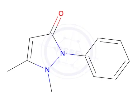 Chemical structure of Antipyrine
