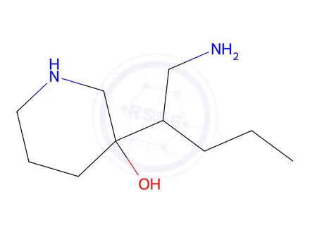 Chemical structure of 3-(1-Aminopentan-2-yl)piperidin-3-ol