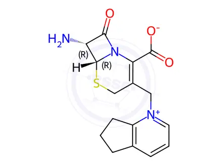 Chemical structure of Cefpirome Sodium Impurity 2