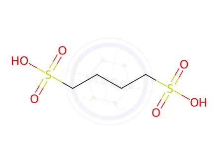 Chemical structure of butane-1,4-disulfonic acid