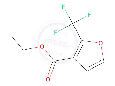 Chemical structure of 2-Trifluoromethyl-furan-3-carboxylic acid ethyl ester