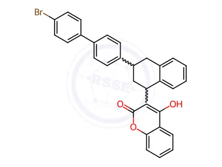 Chemical structure of Brodifacoum