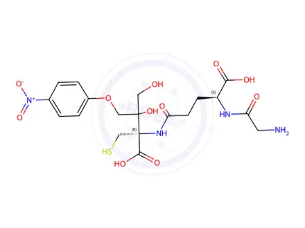 Chemical structure of 3-(4-nitrophenoxy)-2-(S-glutathionyl)-1-propanol