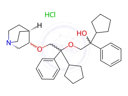 Chemical structure of Penehyclidine Impurity 1(Hydrochloride)