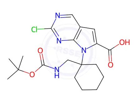 Chemical structure of Lerociclib Impurity 6