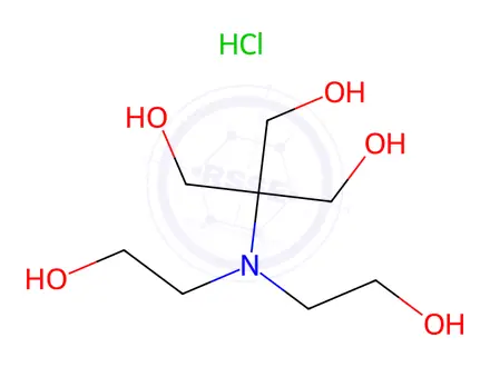 Chemical structure of BIS-TRIS HYDROCHLORIDE