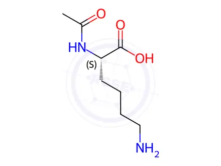 Chemical structure of Nalpha-Acetyl-L-lysine