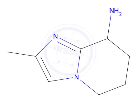 Chemical structure of 2-Methyl-5,6,7,8-tetrahydroimidazo[1,2-a]pyridin-8-amine