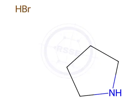 Chemical structure of Pyrrolidine Hydrobromide