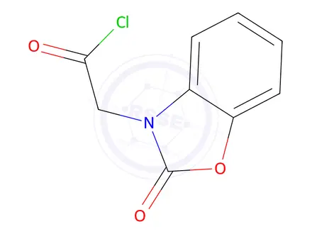 Chemical structure of 2-(2-Oxobenzo[d]oxazol-3(2H)-yl)acetyl chloride