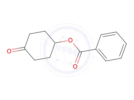 Chemical structure of 4-(Benzoyloxy)cyclohexanone