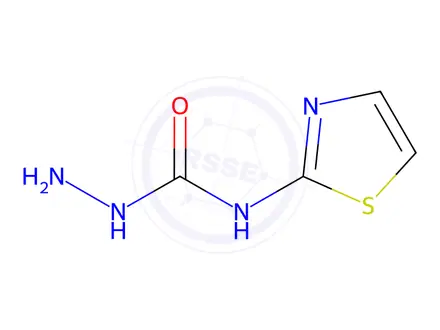 Chemical structure of Hydrazinecarboxamide, N-2-thiazolyl-