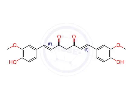 Chemical structure of Curcumin