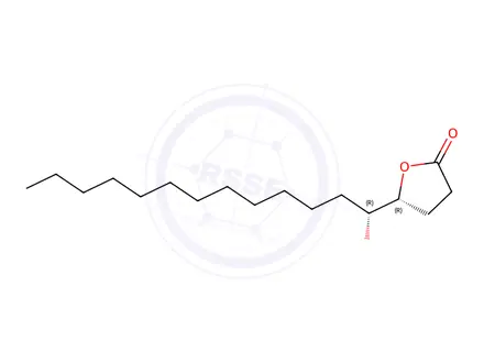 Chemical structure of muricatacin