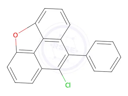 Chemical structure of 8-chloro-9-phenylphenanthro[4,5-bcd]furan