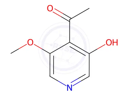 Chemical structure of Ethanone, 1-(3-hydroxy-5-methoxy-4-pyridinyl)-