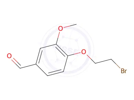 Chemical structure of 4-(2-Bromoethoxy)-3-methoxybenzaldehyde
